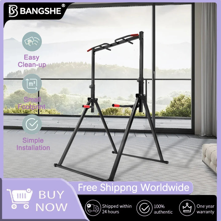 Foldable Pull-Up Bar Station – 200kg Capacity & Multifunctional