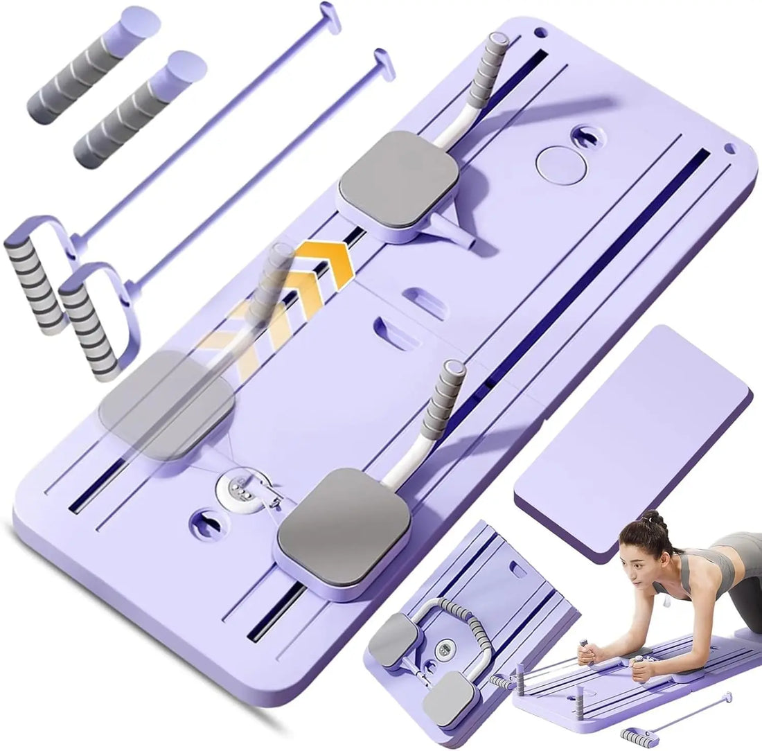 Adjustable Pilates Board – Home Core Trainer for Abs, Yoga & Push-Up Workouts