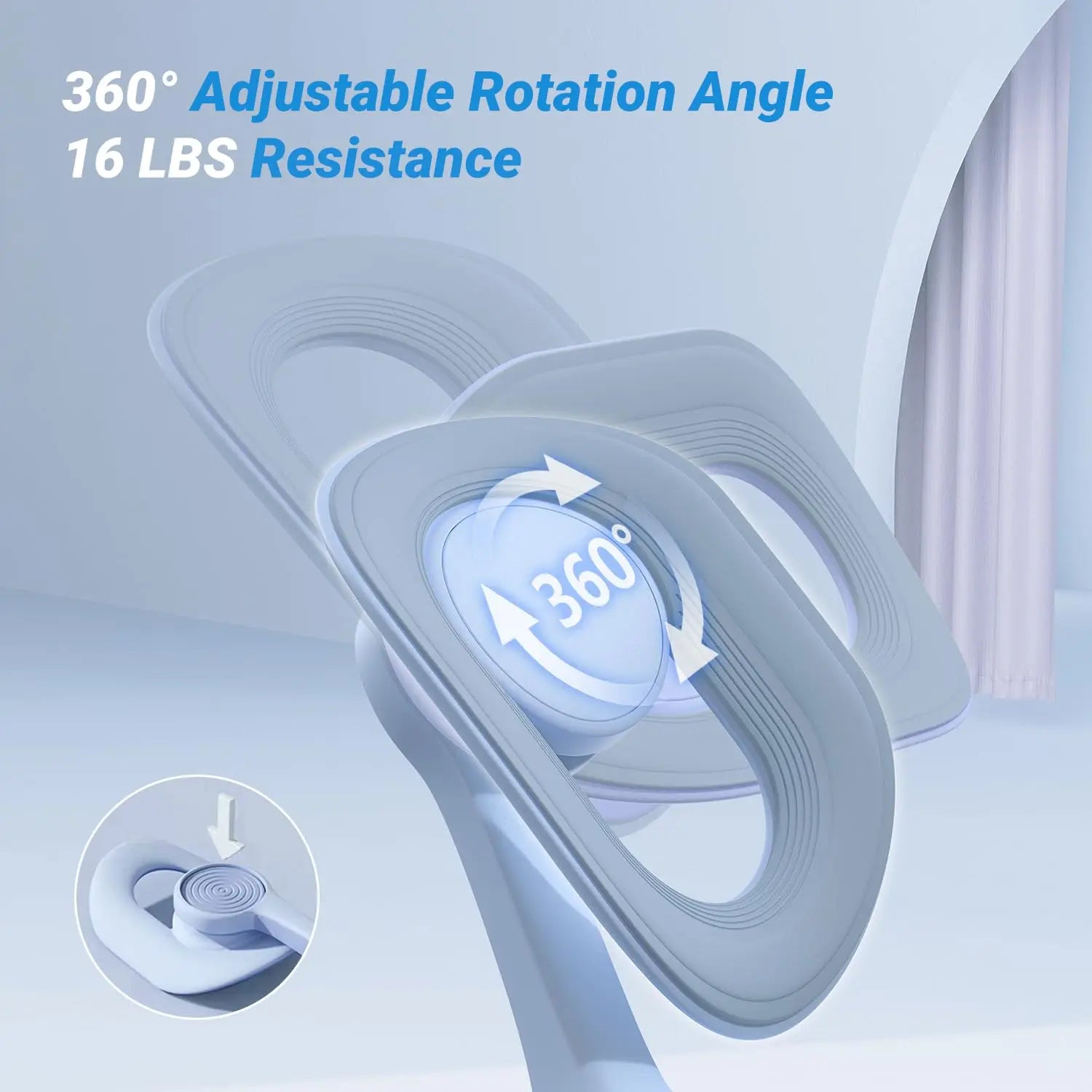 MERACH Thigh & Pelvic Floor Trainer – Inner Thigh & Core Strengthening Pilates Device