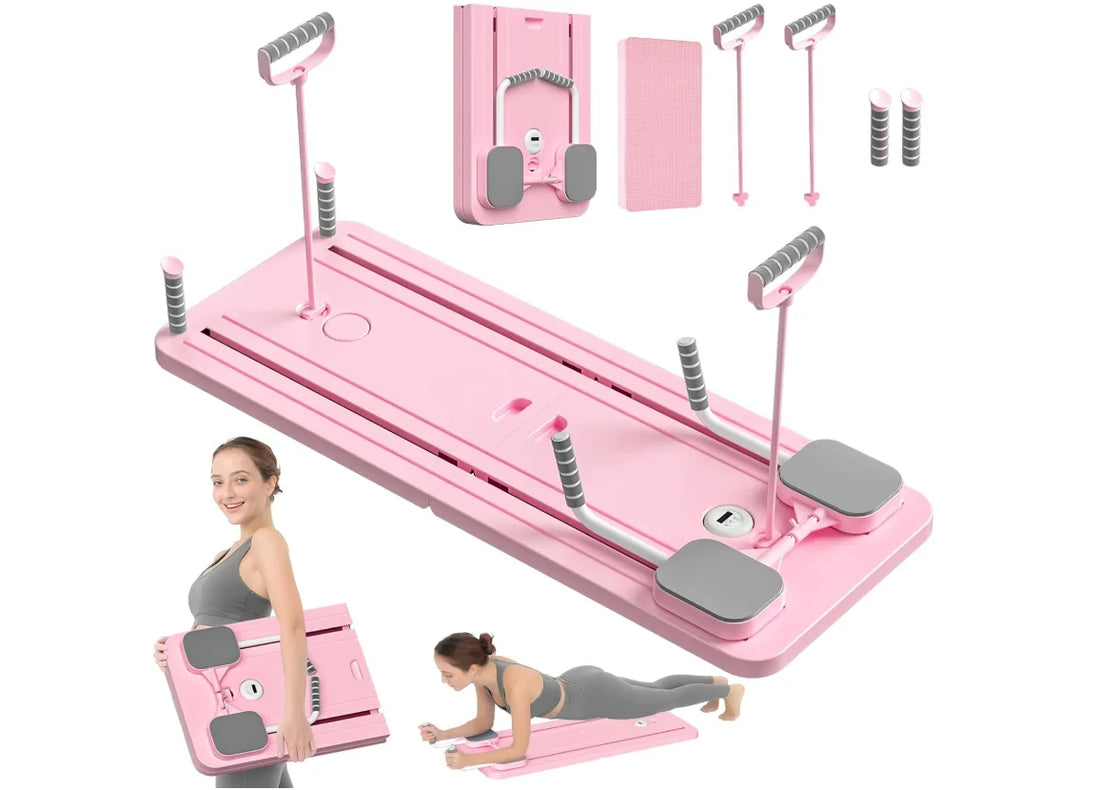 Adjustable Pilates Board – Home Core Trainer for Abs, Yoga & Push-Up Workouts