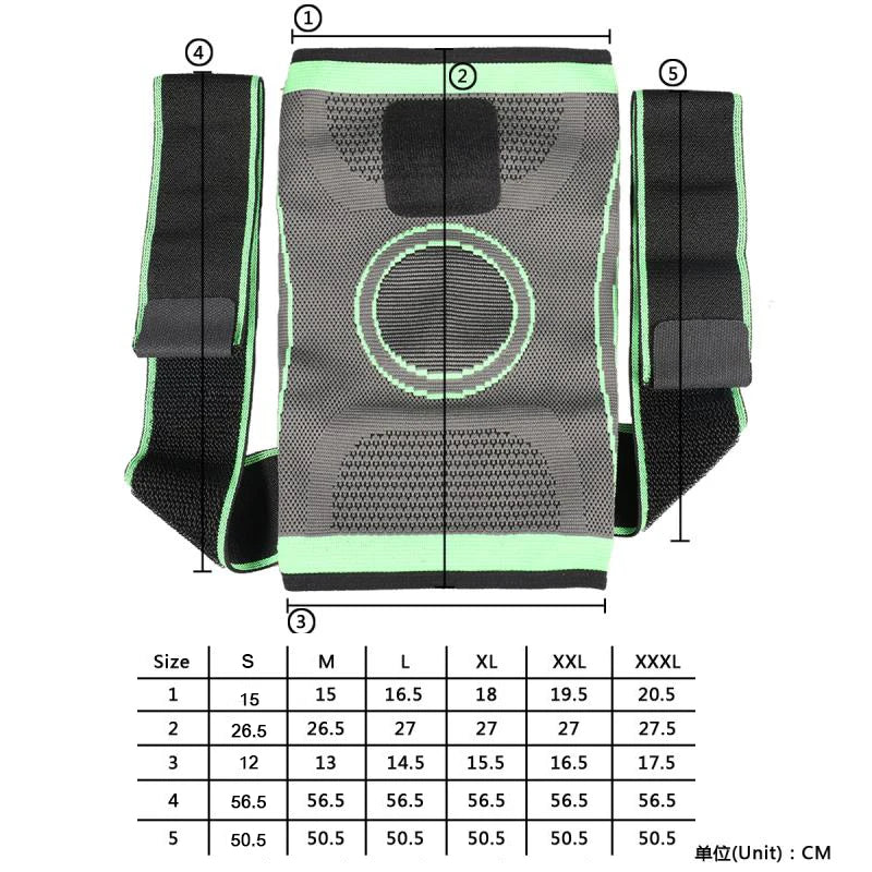 Sports Compression Knee Sleeve – Elastic Support Brace for Fitness & Basketball