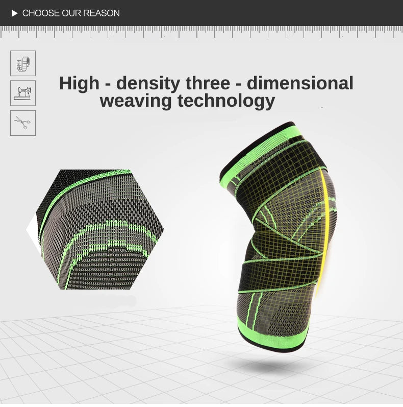 Sports Compression Knee Sleeve – Elastic Support Brace for Fitness & Basketball