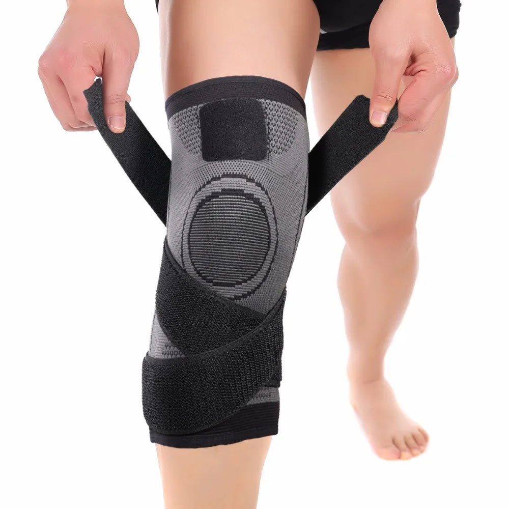 Sports Compression Knee Sleeve – Elastic Support Brace for Fitness & Basketball