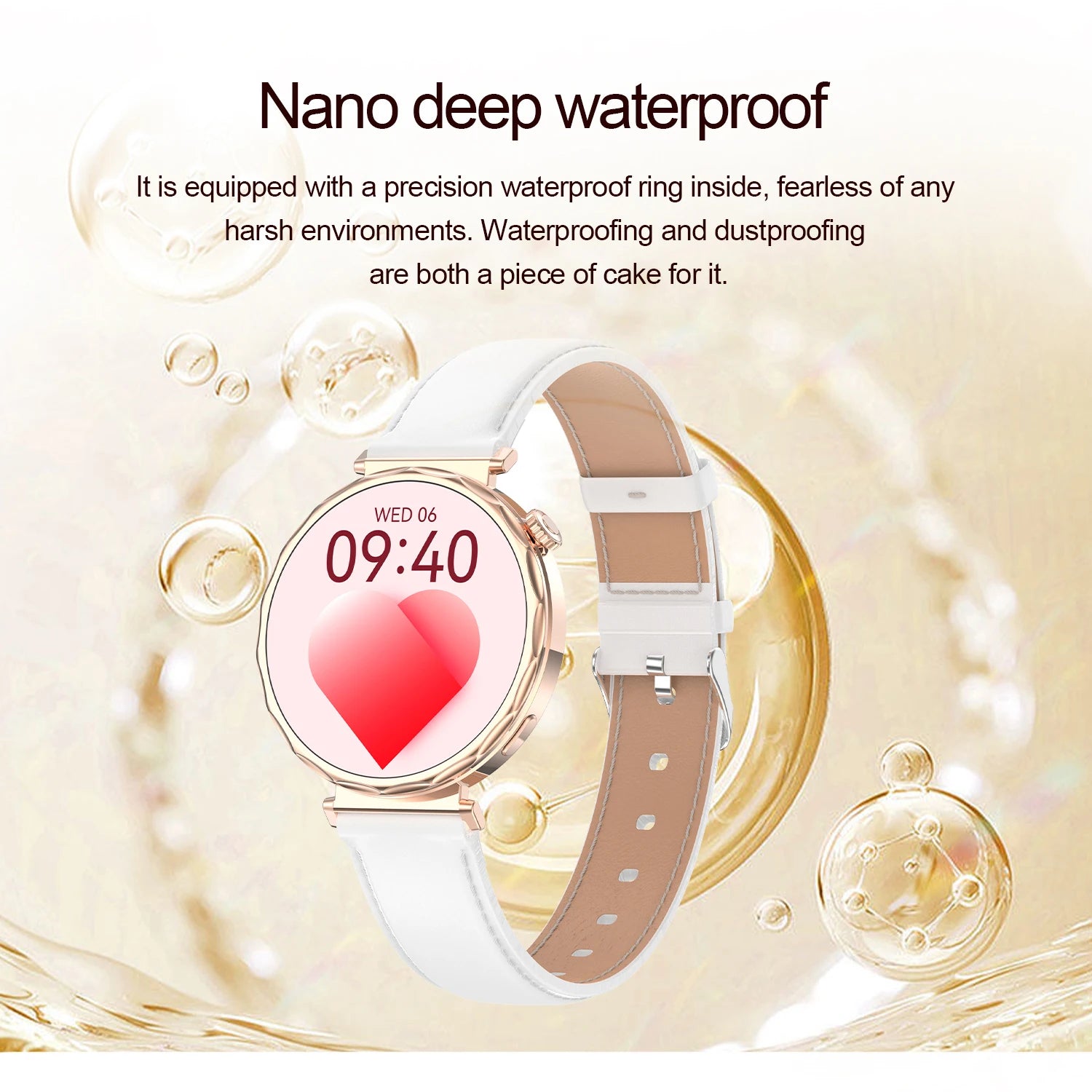 2025 Women’s Bluetooth Smartwatch – 1.6" HD Screen, Fitness & Health Tracker
