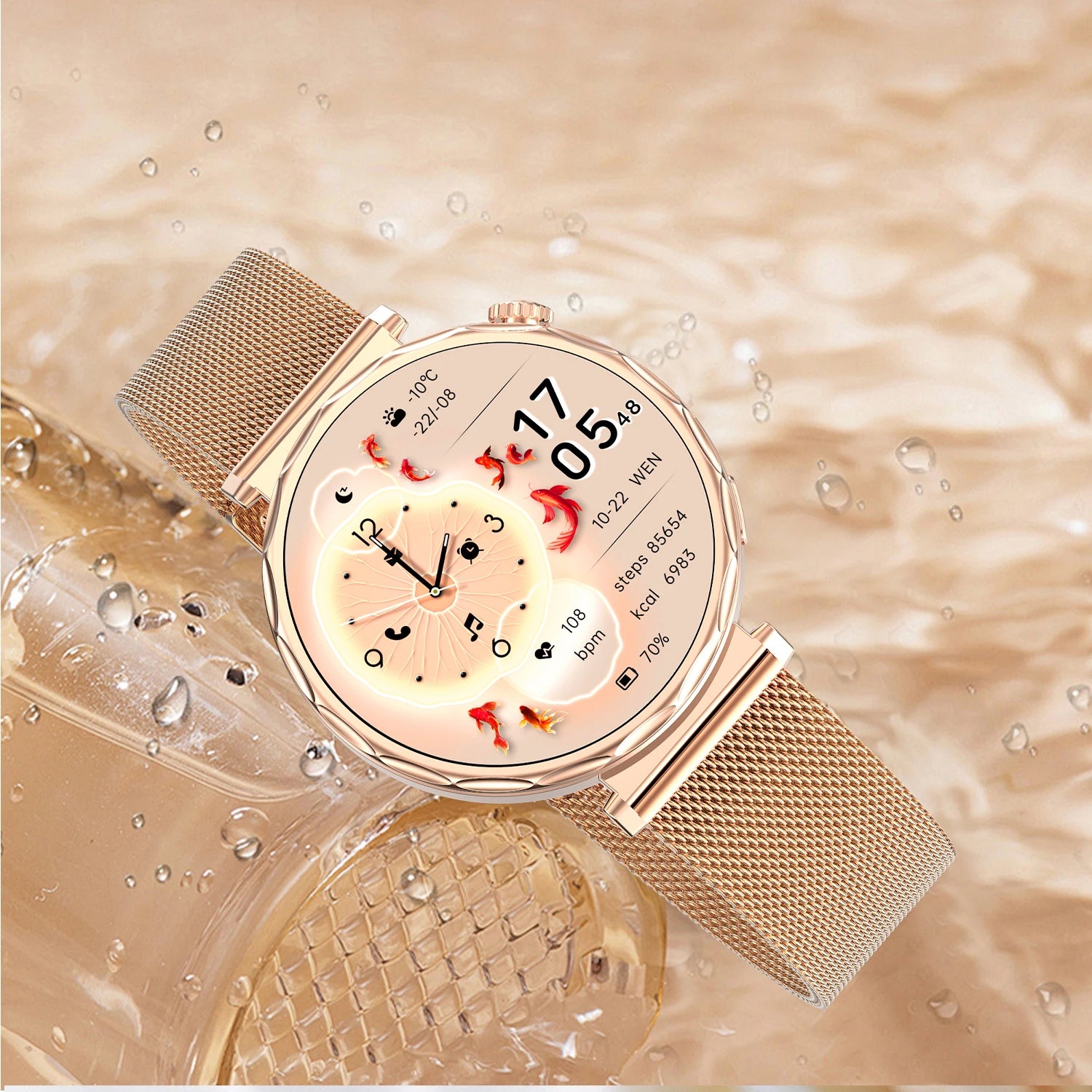 2025 Women’s Bluetooth Smartwatch – 1.6" HD Screen, Fitness & Health Tracker