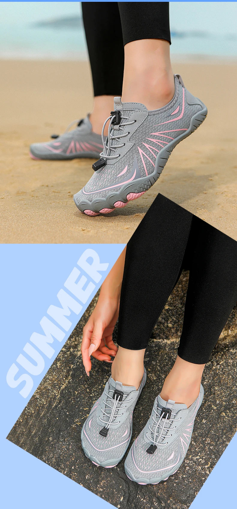 Quick-Dry Non-Slip Water Shoes – Unisex for Beach & Fitness