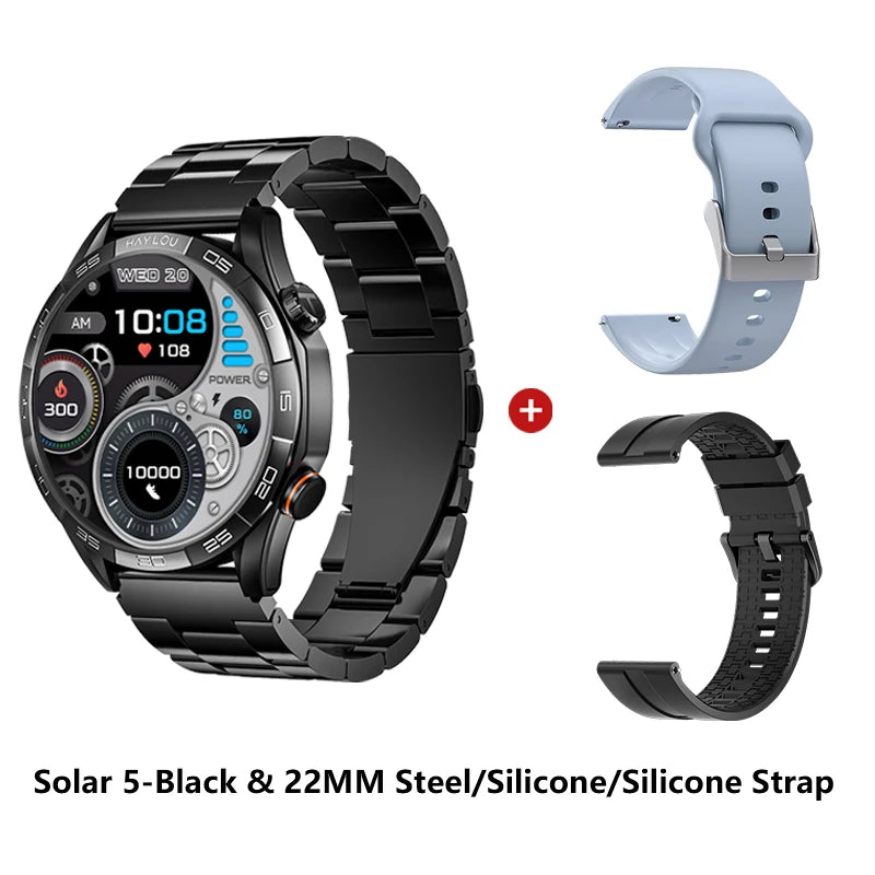 HAYLOU Solar 5 Smartwatch – 1.58" AMOLED, Voice Call, 24H Health & Sports Tracking