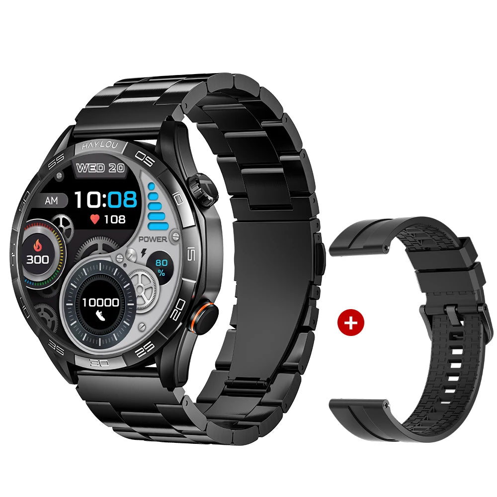 HAYLOU Solar 5 Smartwatch – 1.58" AMOLED, Voice Call, 24H Health & Sports Tracking
