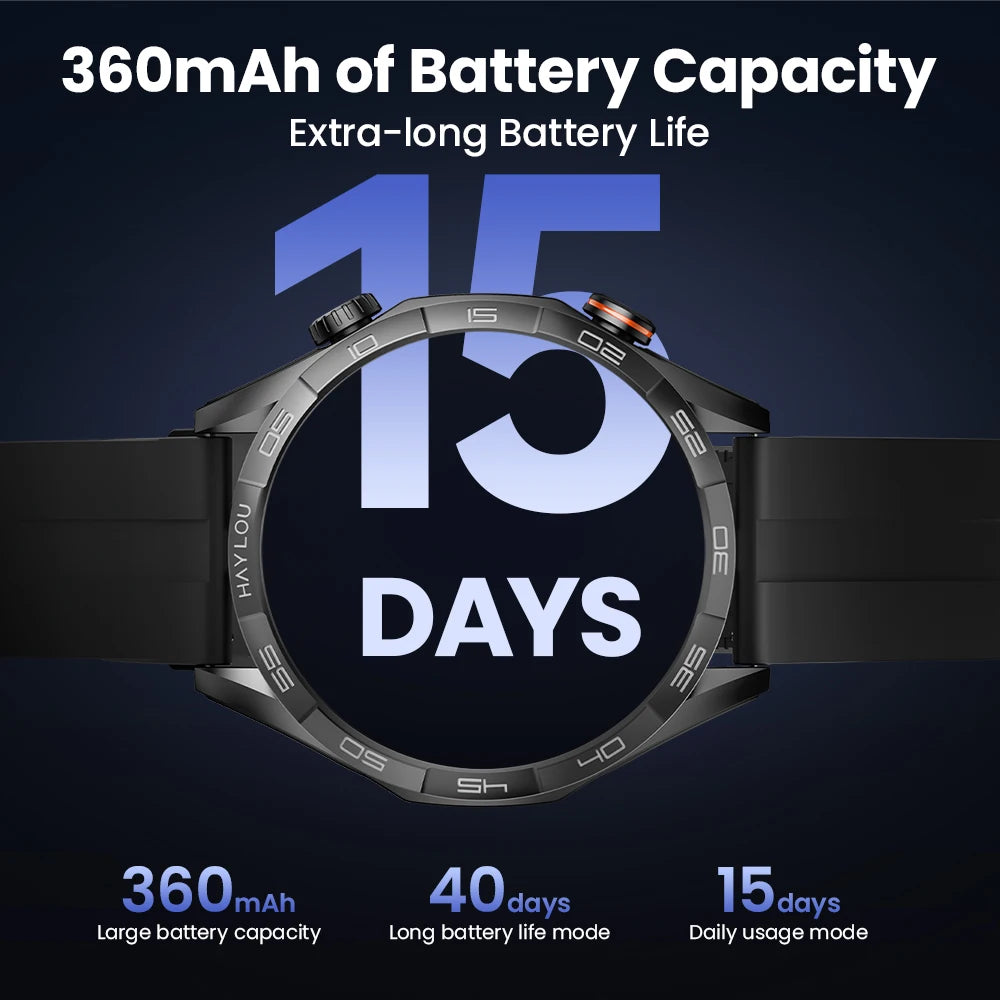 HAYLOU Solar 5 Smartwatch – 1.58" AMOLED, Voice Call, 24H Health & Sports Tracking