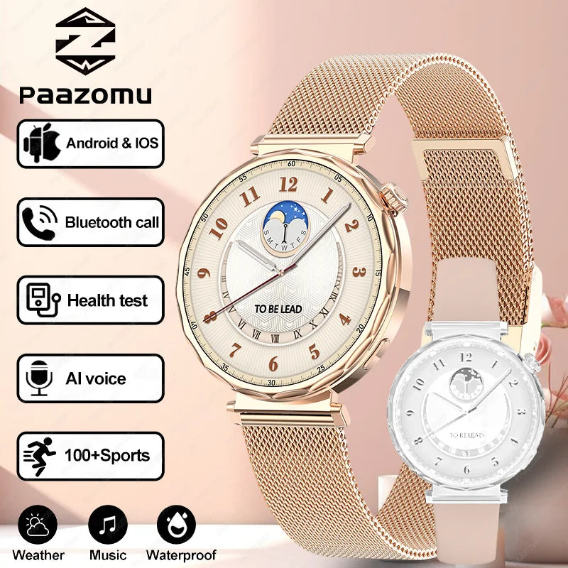 2025 Women’s Bluetooth Smartwatch – 1.6" HD Screen, Fitness & Health Tracker