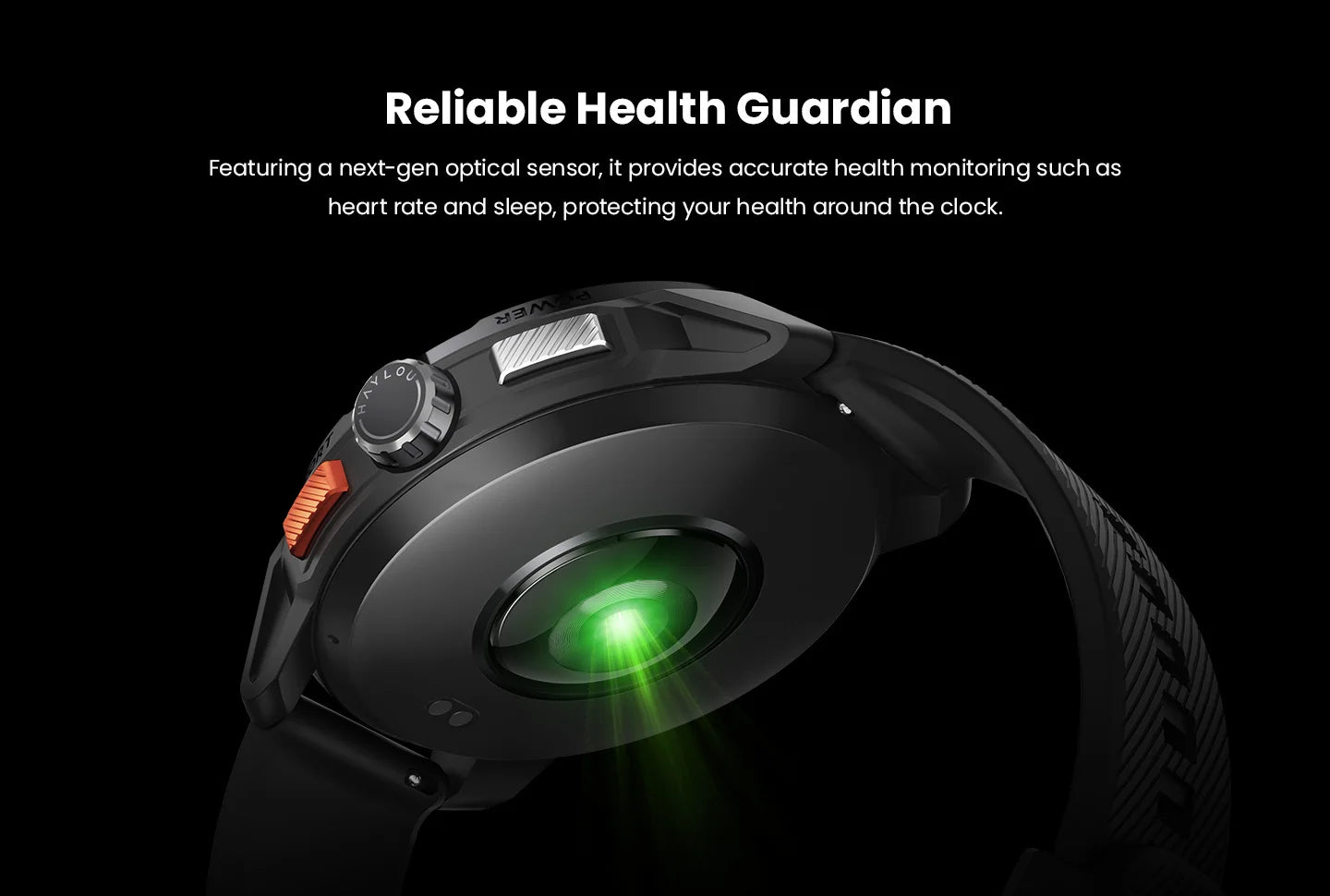 HAYLOU Solar Ultra GPS Smartwatch – 1.6" AMOLED, Bluetooth Calls, 5ATM