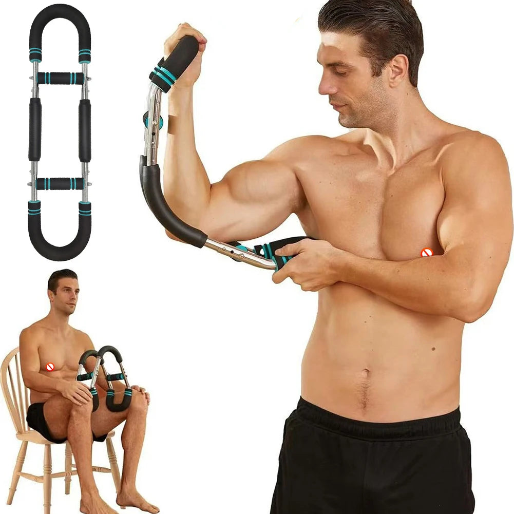 Adjustable Power Twister Bar – Arm, Forearm & Chest Strengthener