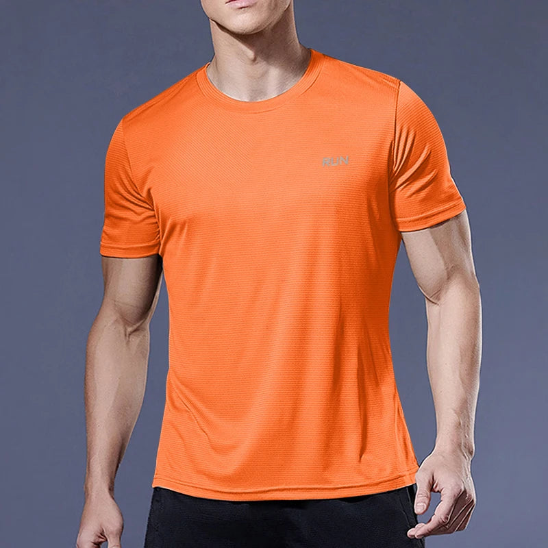 Men’s Quick-Dry Sports T-Shirt – Compression Jersey for Gym, Running & Soccer