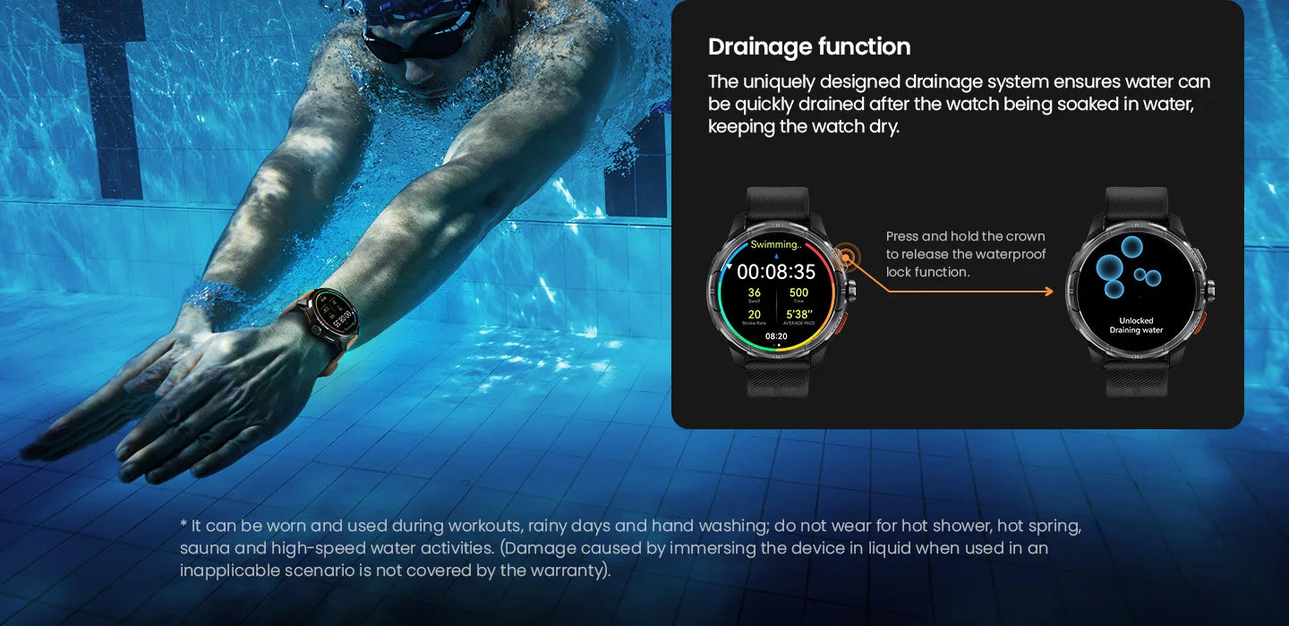 HAYLOU Solar Ultra GPS Smartwatch – 1.6" AMOLED, Bluetooth Calls, 5ATM