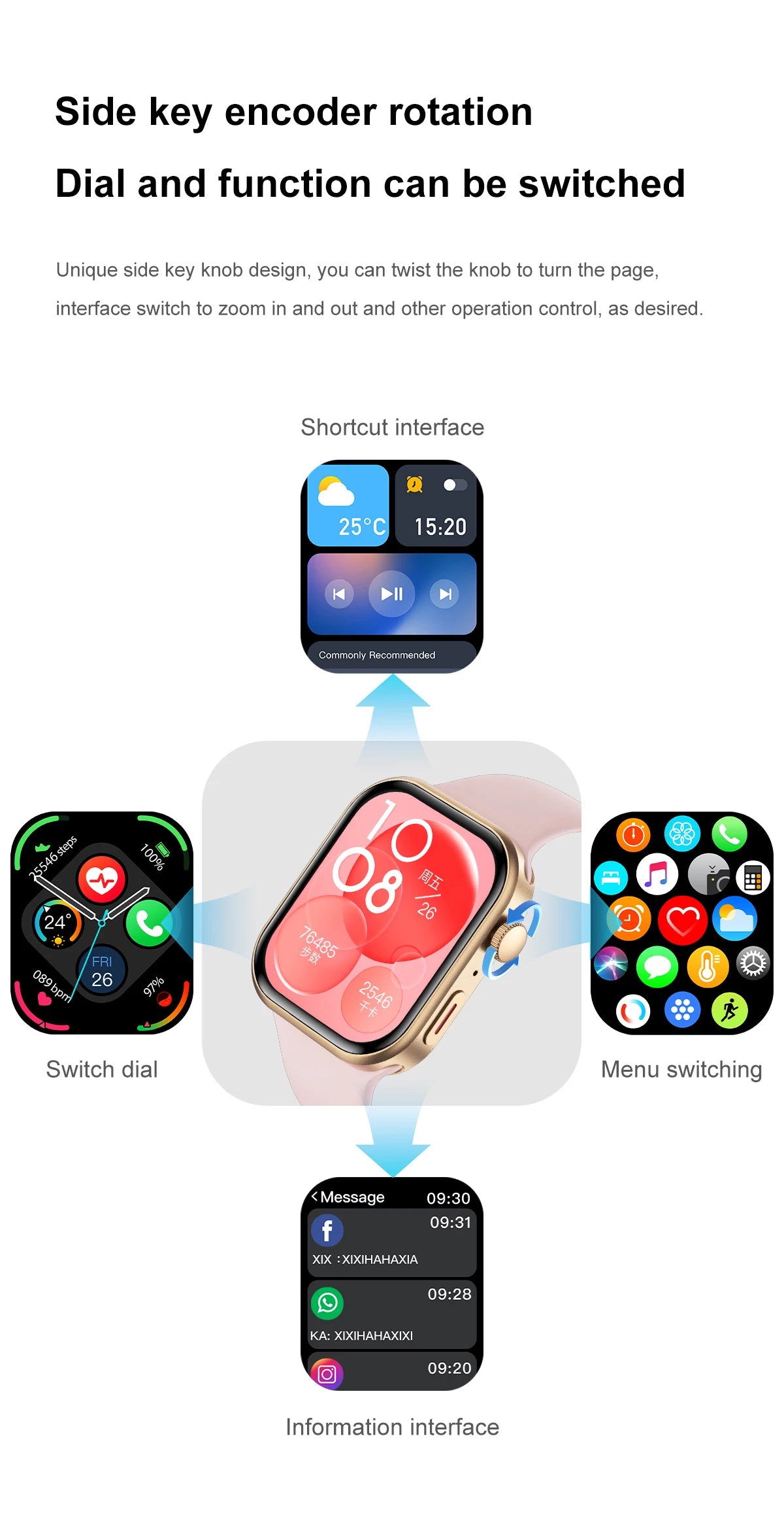 LIGE 2.01" Smartwatch – Bluetooth Call & Health Tracker