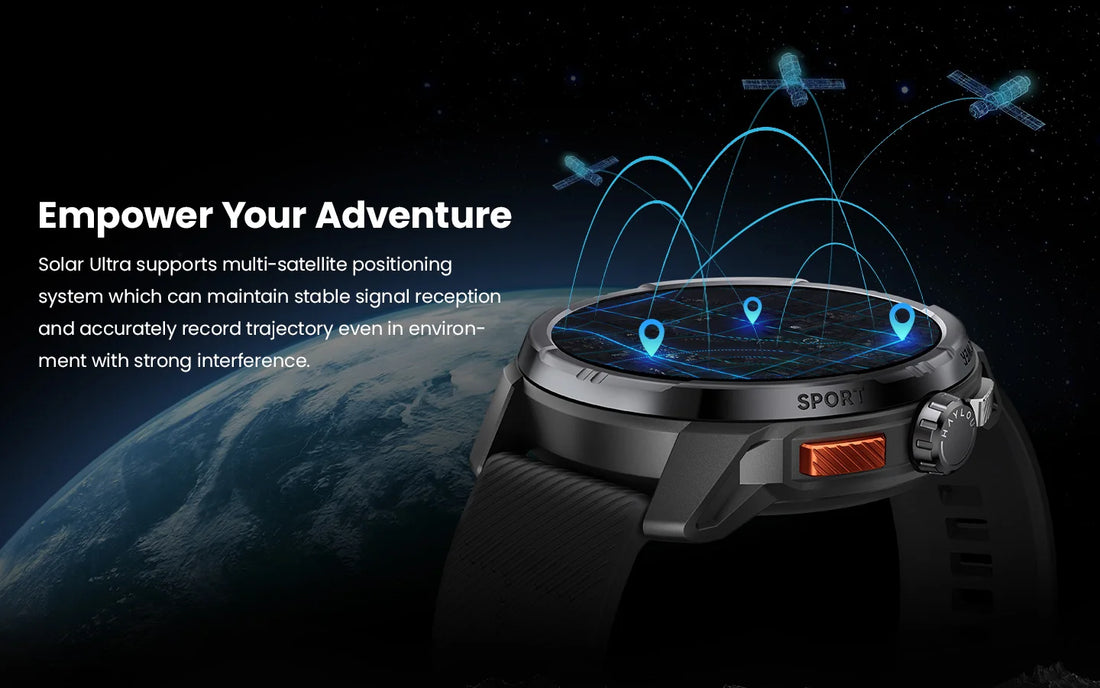HAYLOU Solar Ultra GPS Smartwatch – 1.6" AMOLED, Bluetooth Calls, 5ATM