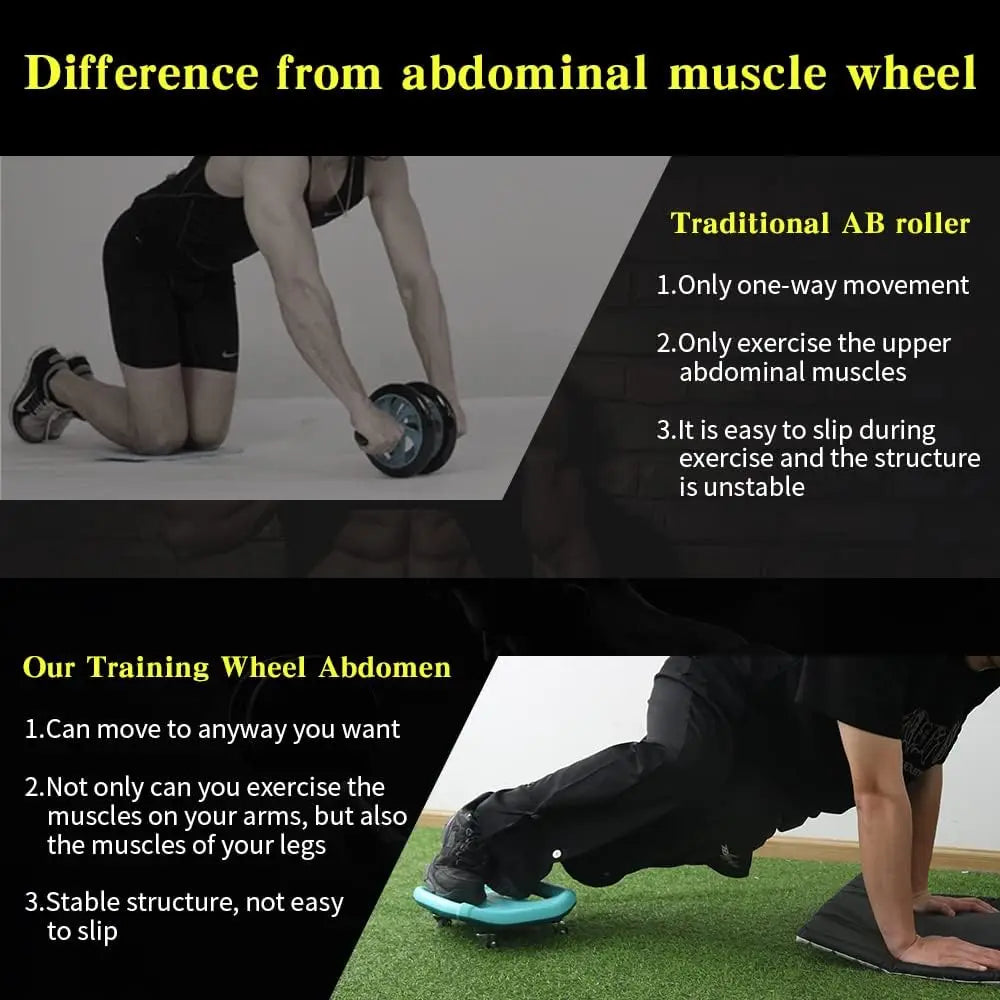 Ab Roller Wheel – Core Workout Equipment for Home Gym