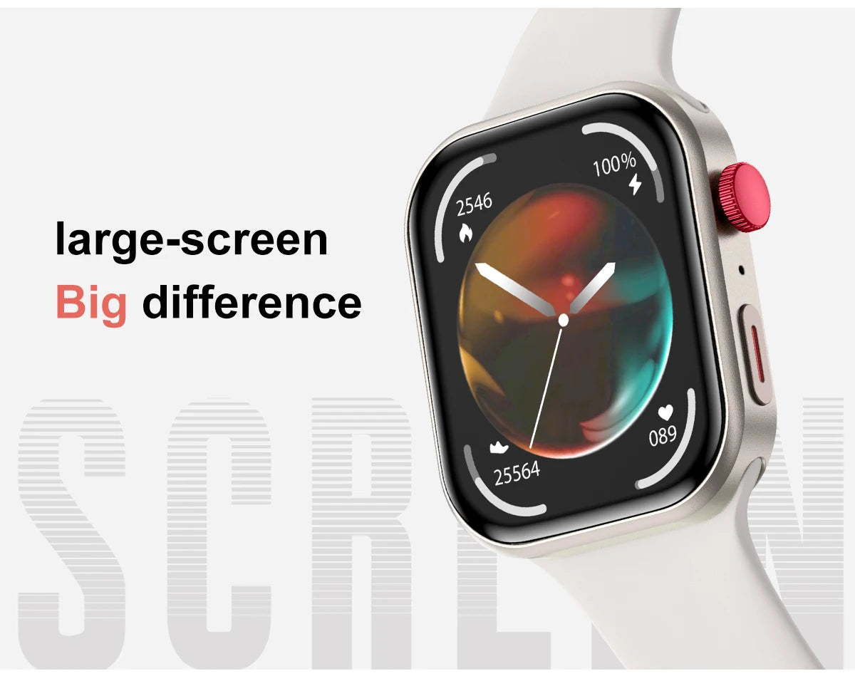 LIGE 2.01" Smartwatch – Bluetooth Call & Health Tracker