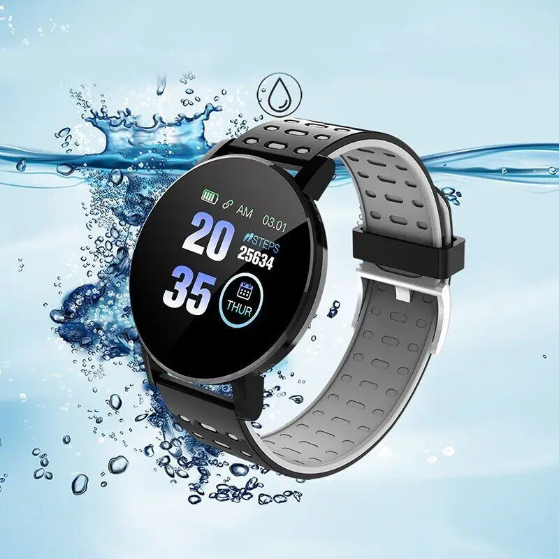 1.44" Kids Smartwatch – Waterproof Fitness Tracker with Heart Rate Monitor