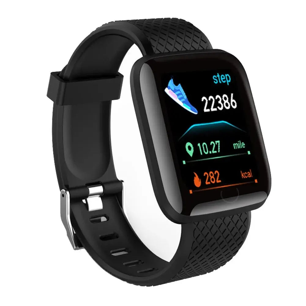 D13/116Plus Smartwatch – Multifunction Fitness Tracker for Men, Women & Kids