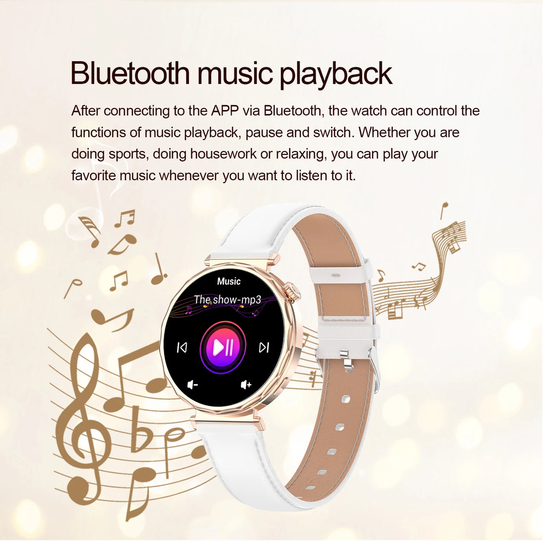 2025 Women’s Bluetooth Smartwatch – 1.6" HD Screen, Fitness & Health Tracker