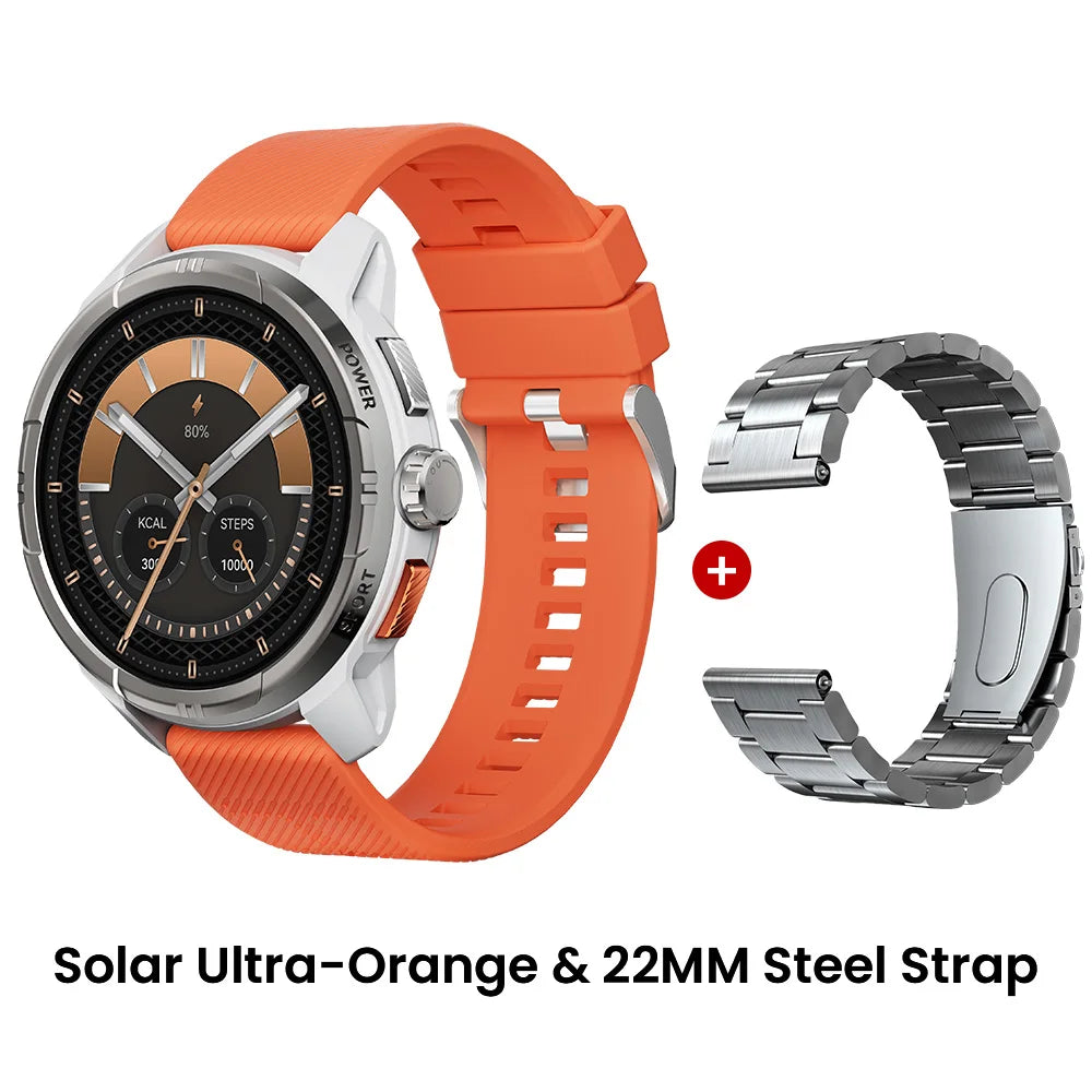 HAYLOU Solar Ultra GPS Smartwatch – 1.6" AMOLED, Bluetooth Calls, 5ATM