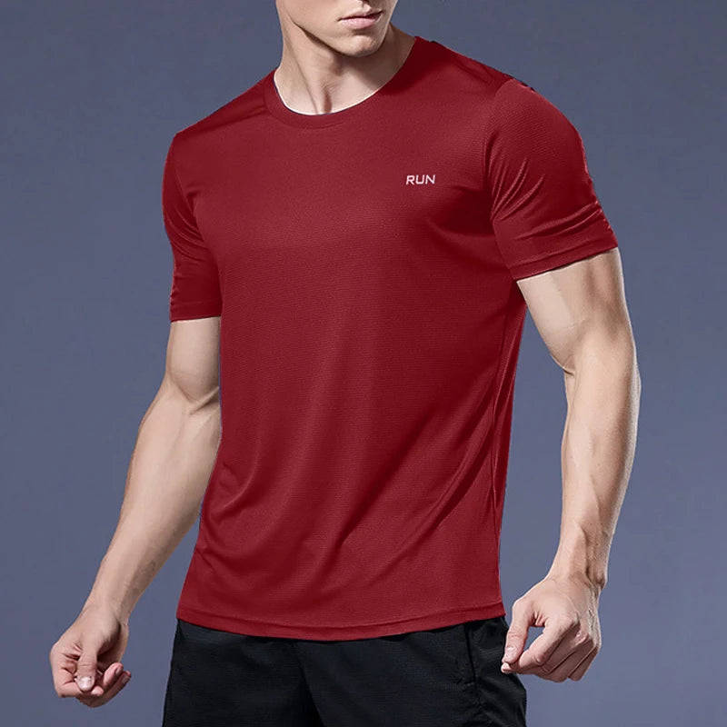 Men’s Quick-Dry Sports T-Shirt – Compression Jersey for Gym, Running & Soccer