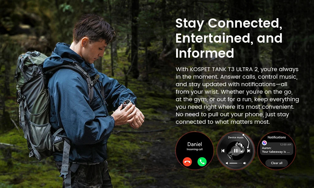 KOSPET TANK T3 Ultra 2 GPS Smartwatch