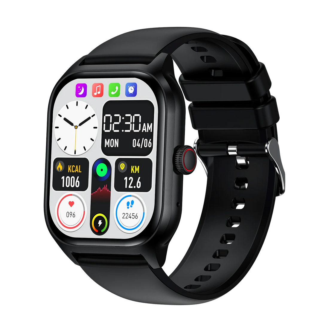 Bluetooth Smartwatch for Men & Women – Fitness Tracker with Call, Music & Alerts