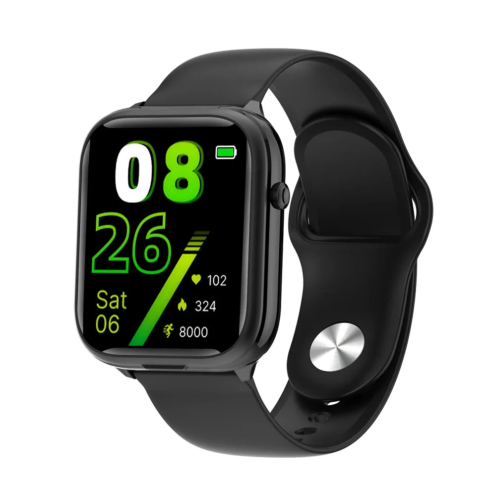 2-in-1 Smartwatch with Built-in Earphones – 1.8" Touchscreen Fitness & Heart Rate Monitor