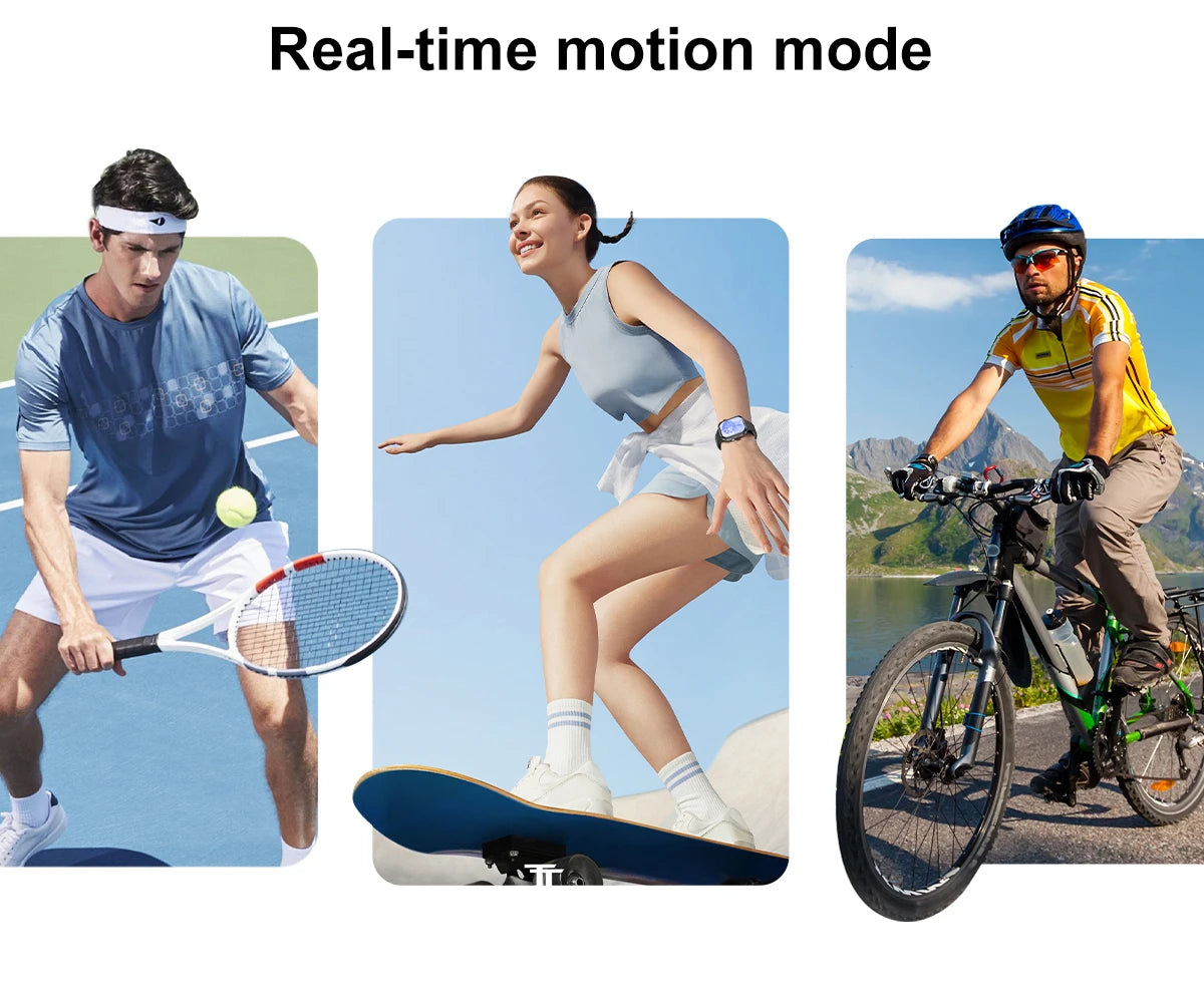 LIGE 2.01" Smartwatch – Bluetooth Call & Health Tracker