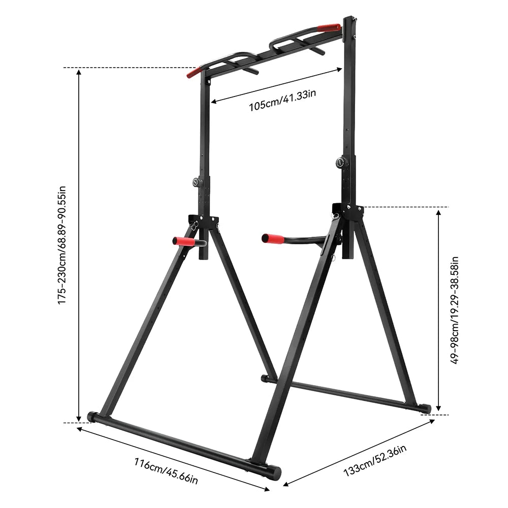 Foldable Pull-Up Bar Station – 200kg Capacity & Multifunctional