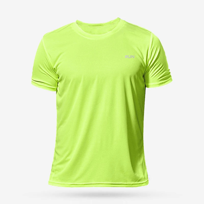 Men’s Quick-Dry Sports T-Shirt – Compression Jersey for Gym, Running & Soccer