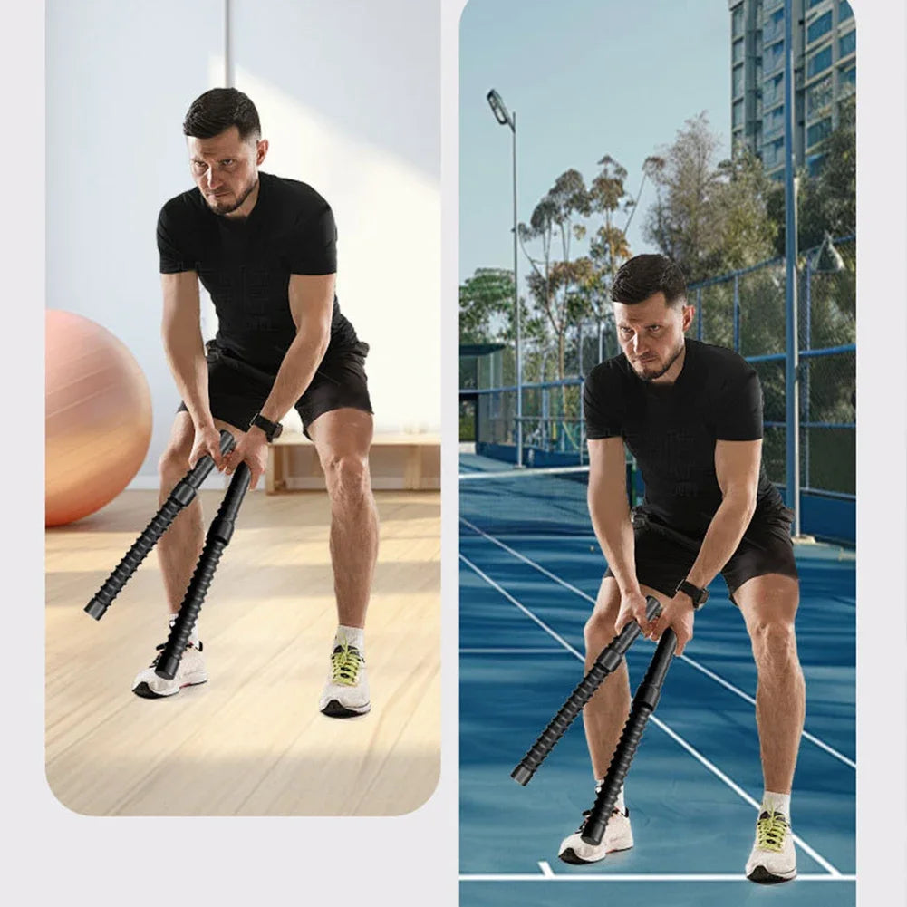 2pcs Fitness Battle Ropes – Elastic Spring Strength & Conditioning Training