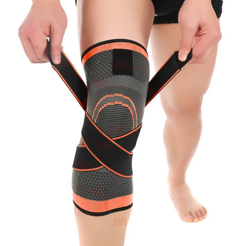 Sports Compression Knee Sleeve – Elastic Support Brace for Fitness & Basketball