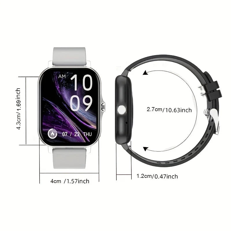 Smart Watch with Calling & Fitness Monitoring – iPhone/Android Compatible