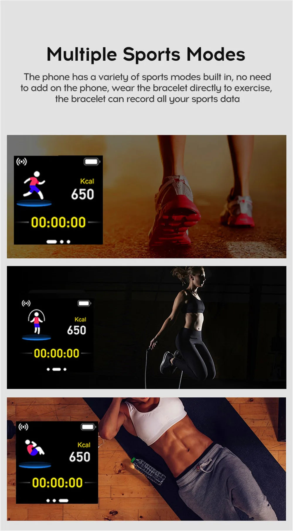 D13/116Plus Smartwatch – Multifunction Fitness Tracker for Men, Women & Kids