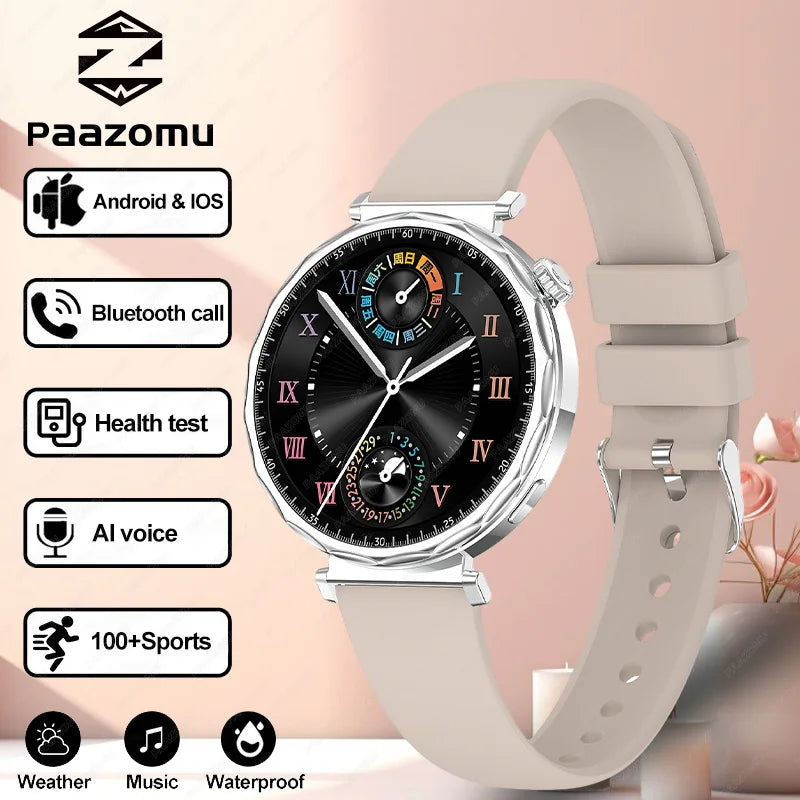 2025 Women’s Bluetooth Smartwatch – 1.6" HD Screen, Fitness & Health Tracker
