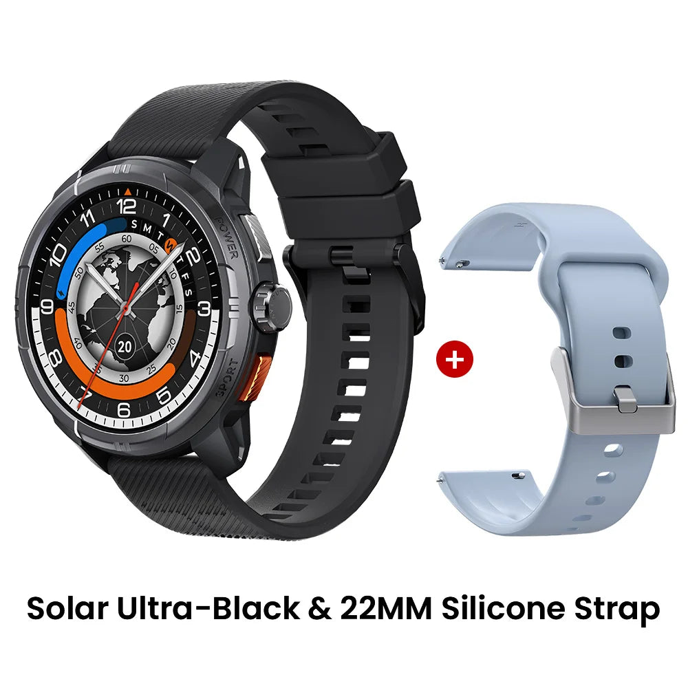 HAYLOU Solar Ultra GPS Smartwatch – 1.6" AMOLED, Bluetooth Calls, 5ATM