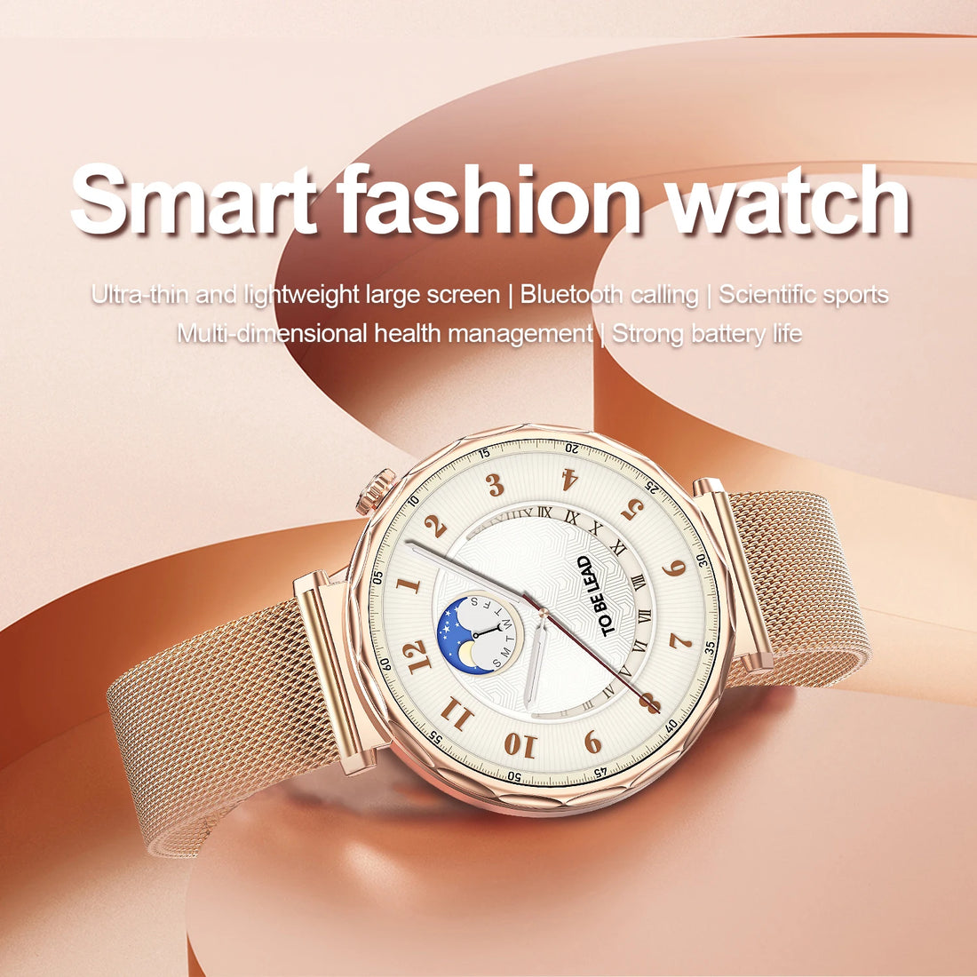 2025 Women’s Bluetooth Smartwatch – 1.6" HD Screen, Fitness & Health Tracker