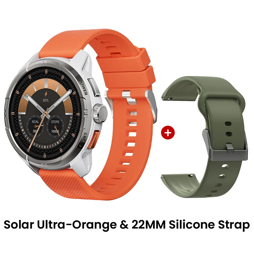HAYLOU Solar Ultra GPS Smartwatch – 1.6" AMOLED, Bluetooth Calls, 5ATM