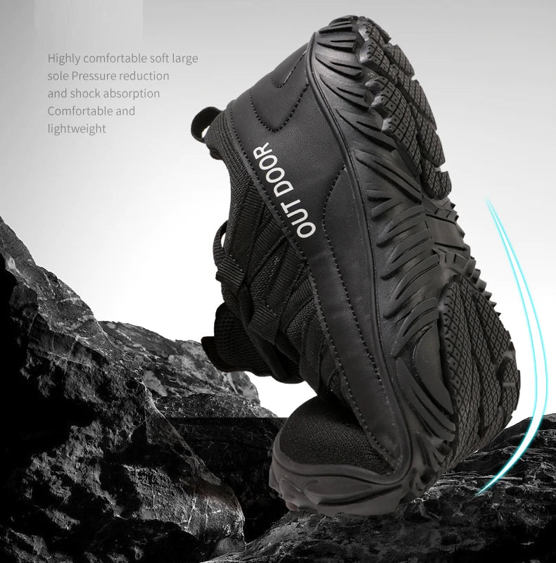 Barefoot Outdoor Hiking Shoes – Wide Fit Plus Size Shoes for Couples & Fitness