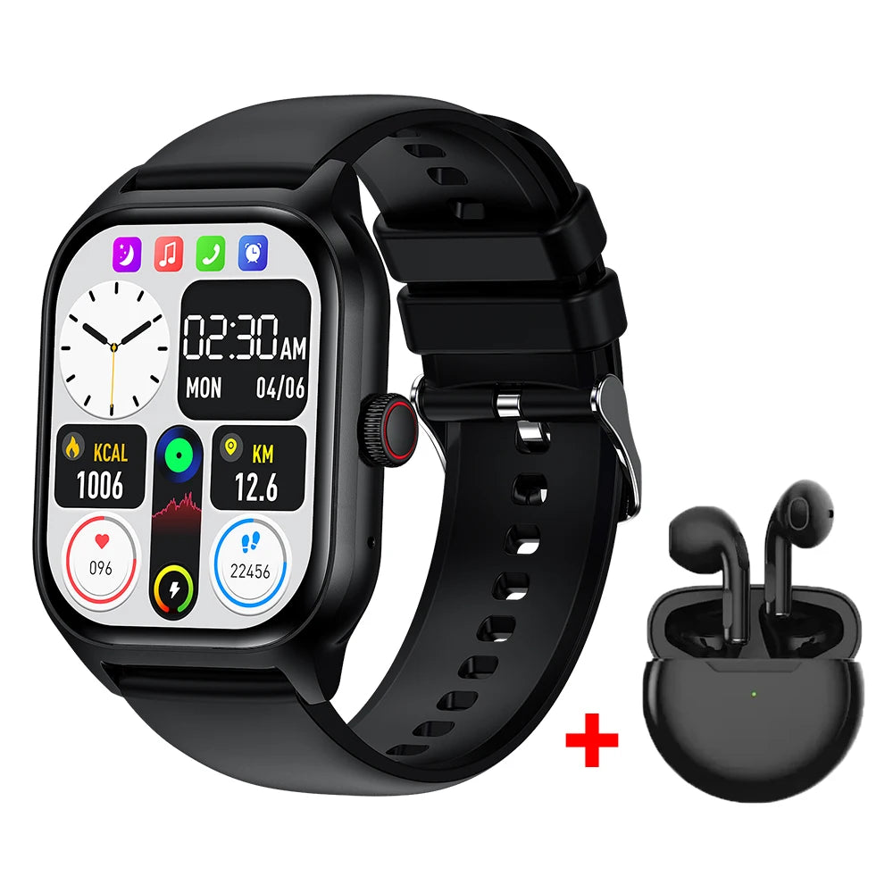 Bluetooth Smartwatch for Men & Women – Fitness Tracker with Call, Music & Alerts