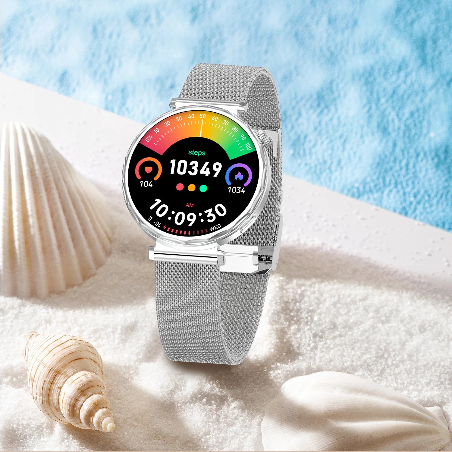 2025 Women’s Bluetooth Smartwatch – 1.6" HD Screen, Fitness & Health Tracker