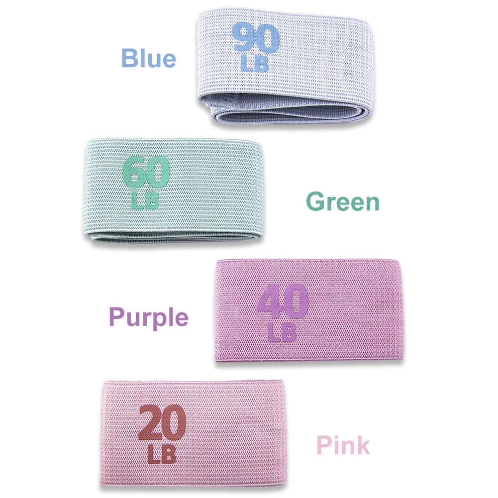 Anti-Slip Booty Resistance Bands – Glute & Thigh Workout Set for Home or Gym