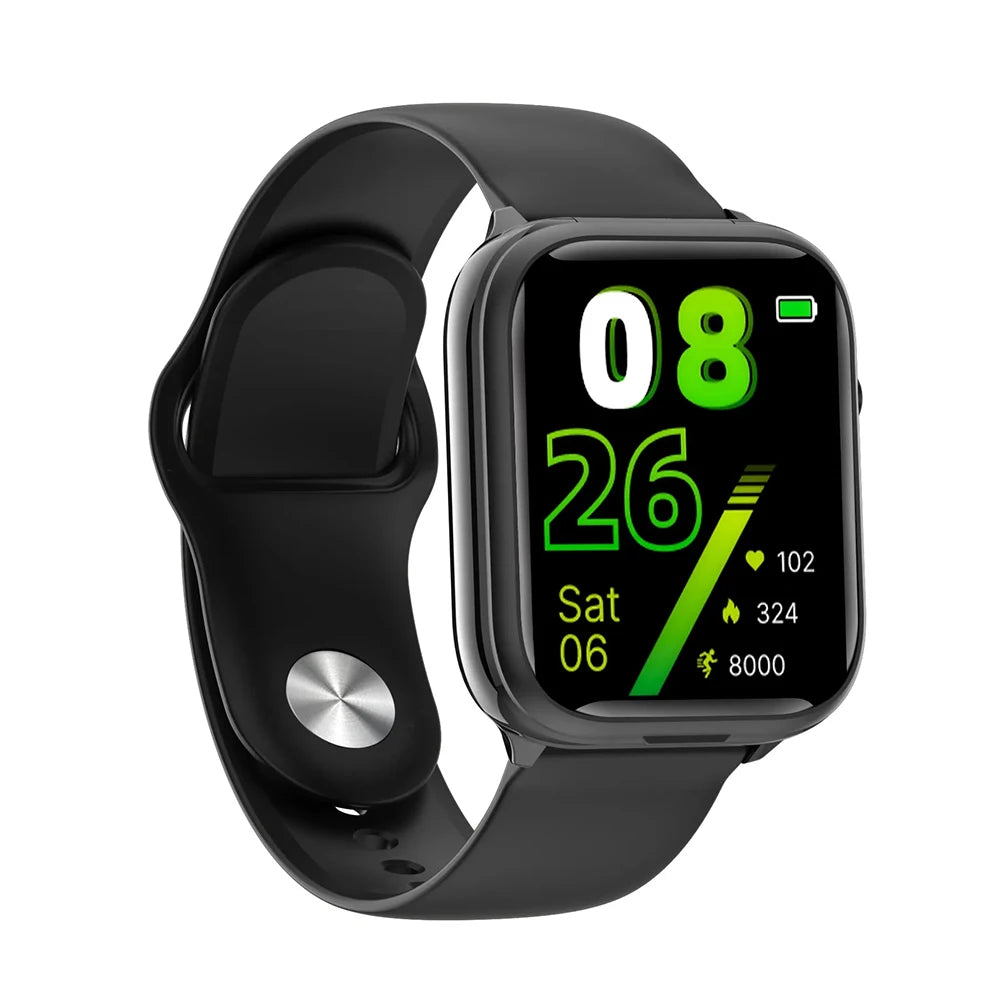 2-in-1 Smartwatch with Built-in Earphones – 1.8" Touchscreen Fitness & Heart Rate Monitor