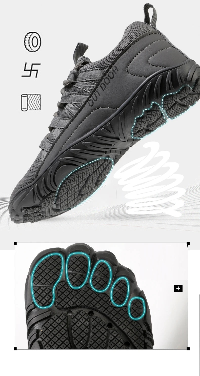 Barefoot Outdoor Hiking Shoes – Wide Fit Plus Size Shoes for Couples & Fitness