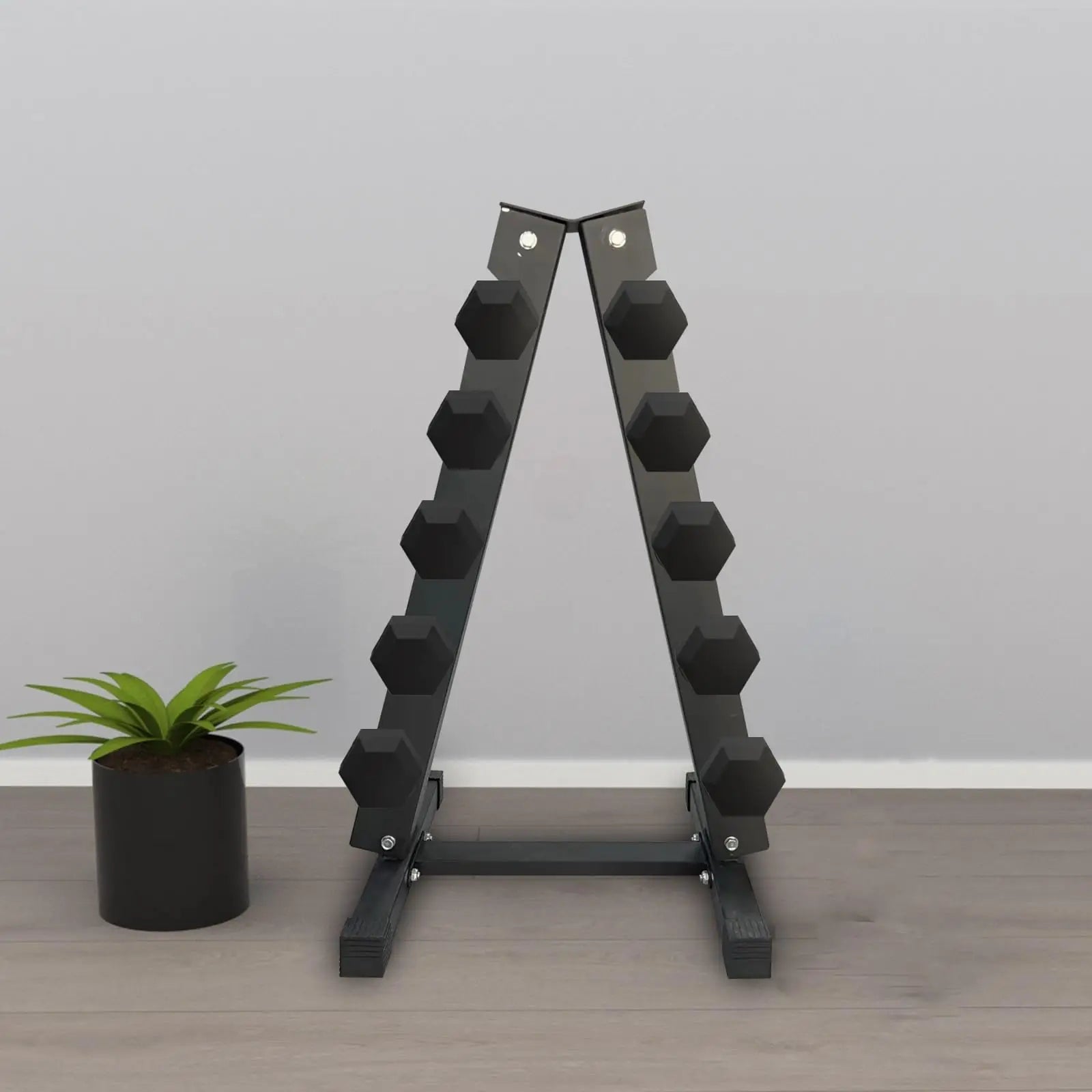 Steel A-Frame Dumbbell Rack Stand