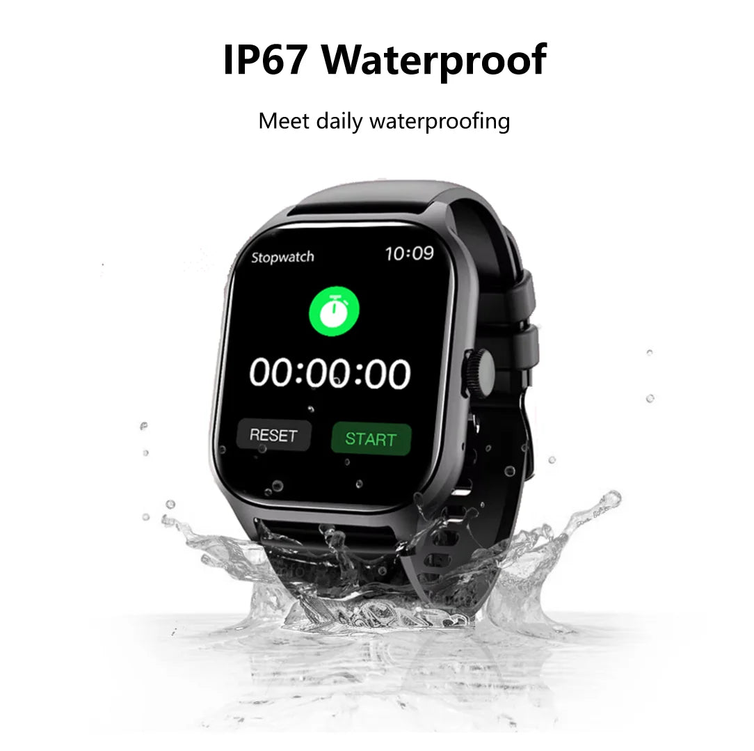 Bluetooth Smartwatch for Men & Women – Fitness Tracker with Call, Music & Alerts