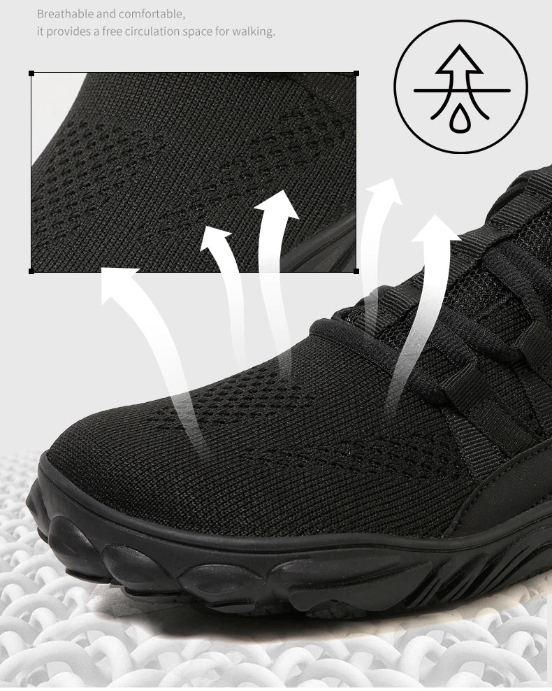 Barefoot Outdoor Hiking Shoes – Wide Fit Plus Size Shoes for Couples & Fitness